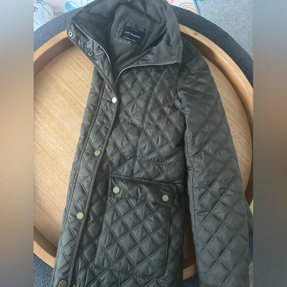 Lucky brand 🍀quilted army green jacket | lucky brand button up jacket - Picture 1 of 6